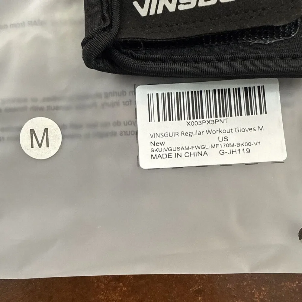 Vinsguir Workout Training Gloves Unisex Fitness weightlifting Multiuse black Gym - Picture 8 of 8